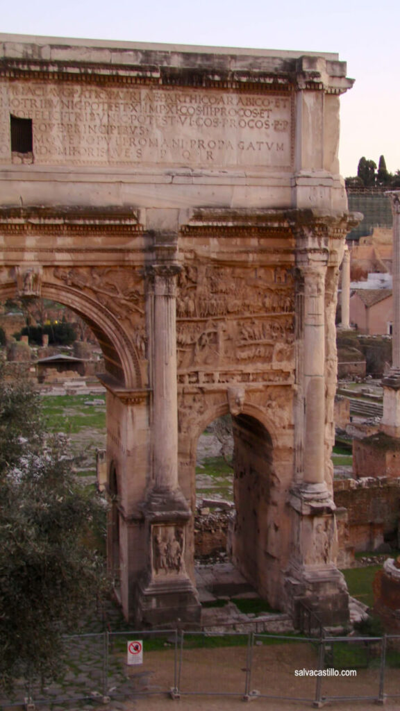 Roma Arco Di Settimio Severo