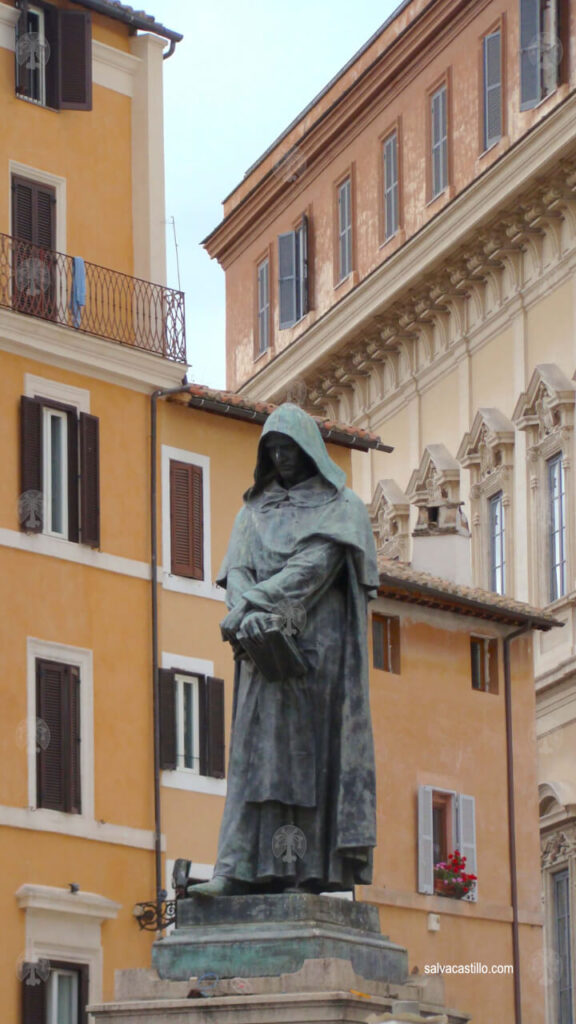 Roma Campo De Fiori Giordano Bruno