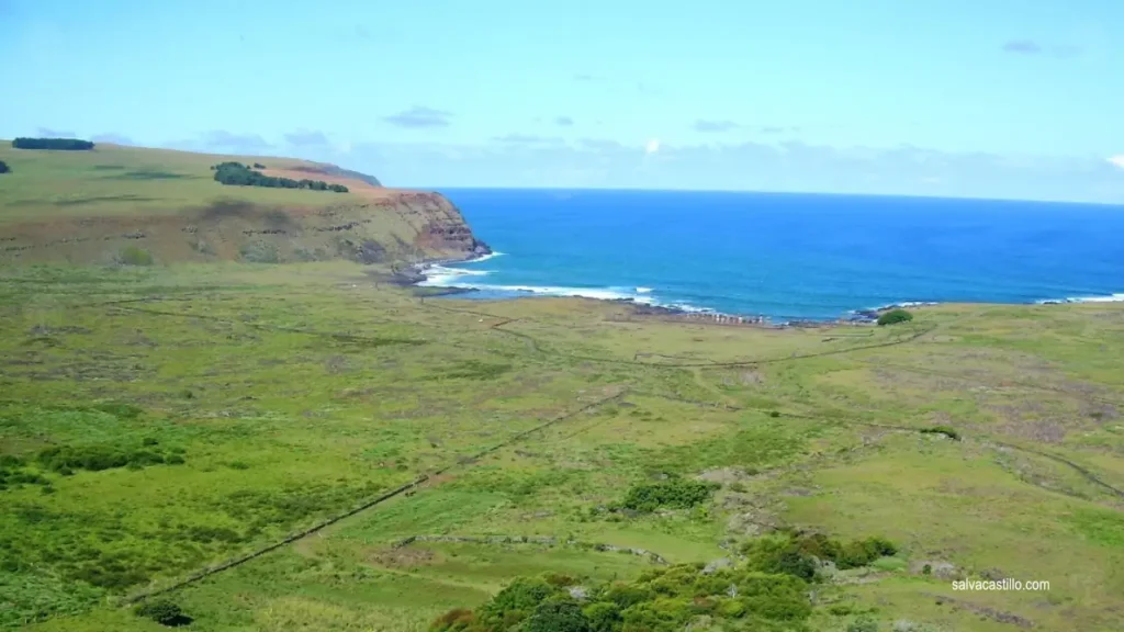 Ahu Tongariki from Rano Raraku