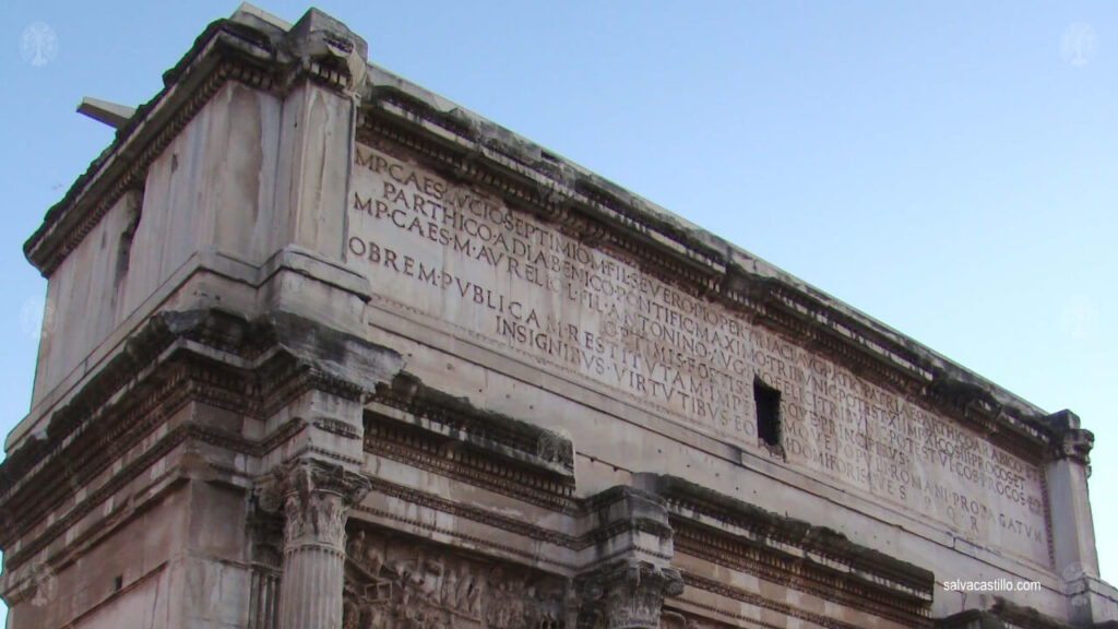 Roma Arco Di Settimio Severo