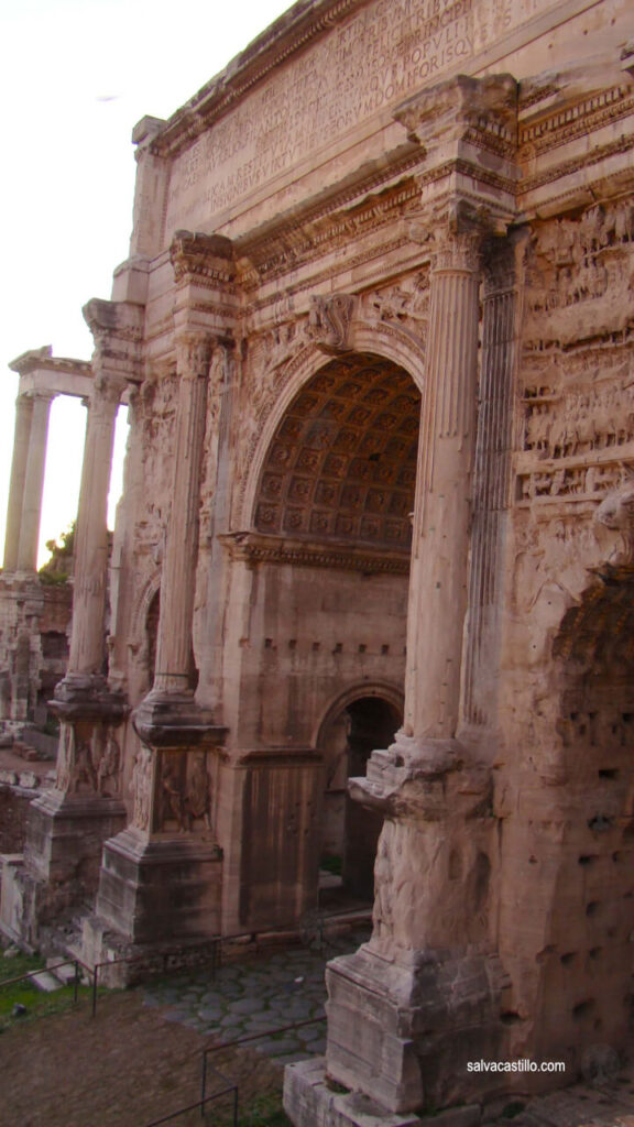 Roma Arco Di Settimio Severo